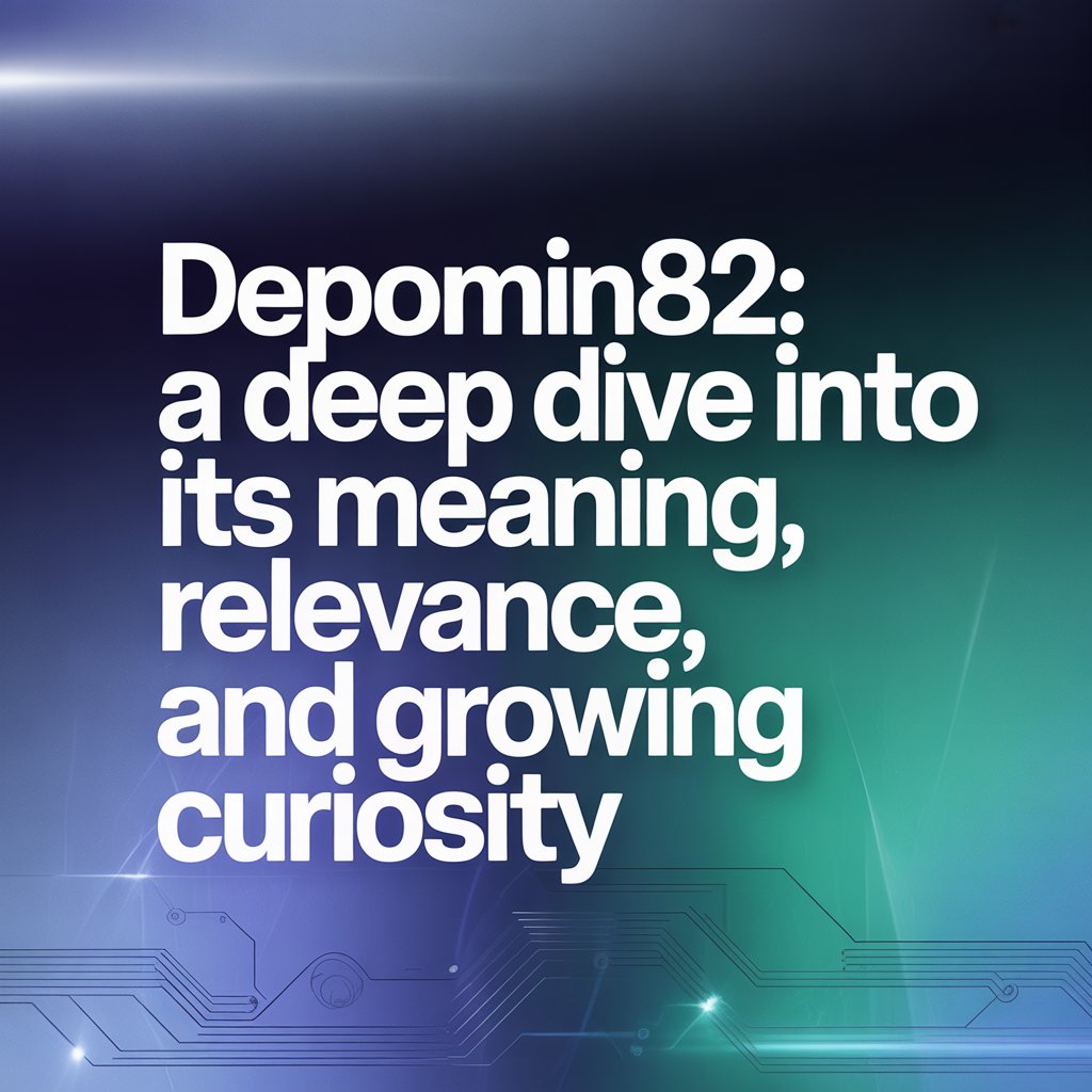 Depomin82: A Deep Dive into Its Meaning, Relevance, and Growing Curiosity