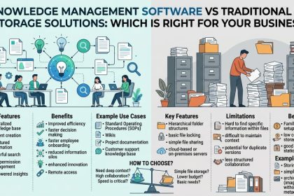 Knowledge Management Software vs Traditional File Storage Solutions: Which Is Right for Your Business