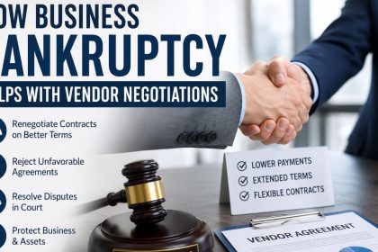 How Business Bankruptcy Helps With Vendor Negotiations