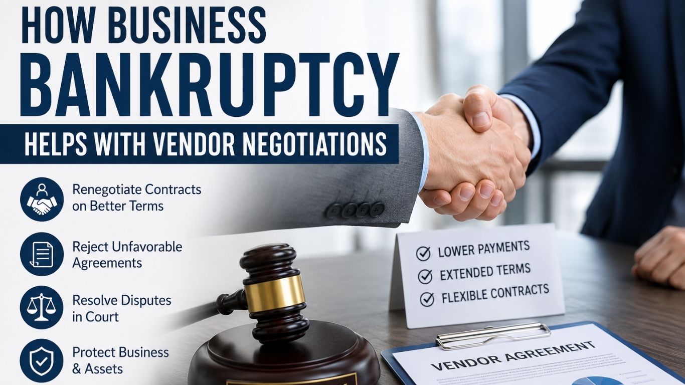 How Business Bankruptcy Helps With Vendor Negotiations