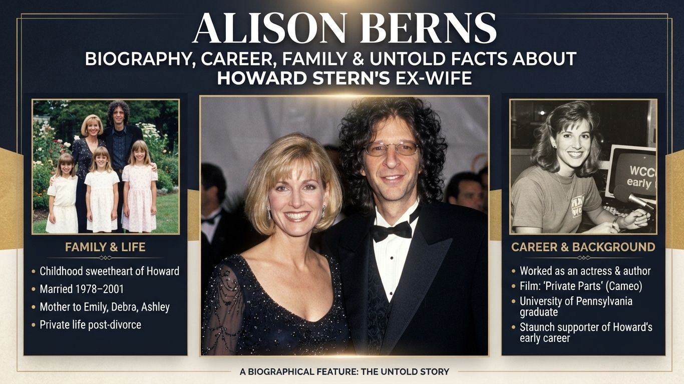 Alison Berns: Biography, Career, Family & Untold Facts About Howard Stern's Ex-Wife