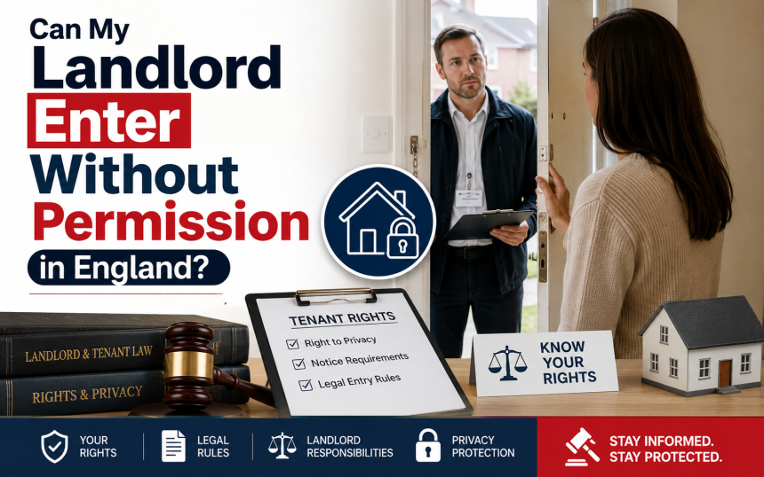 Can My Landlord Enter Without Permission in England?