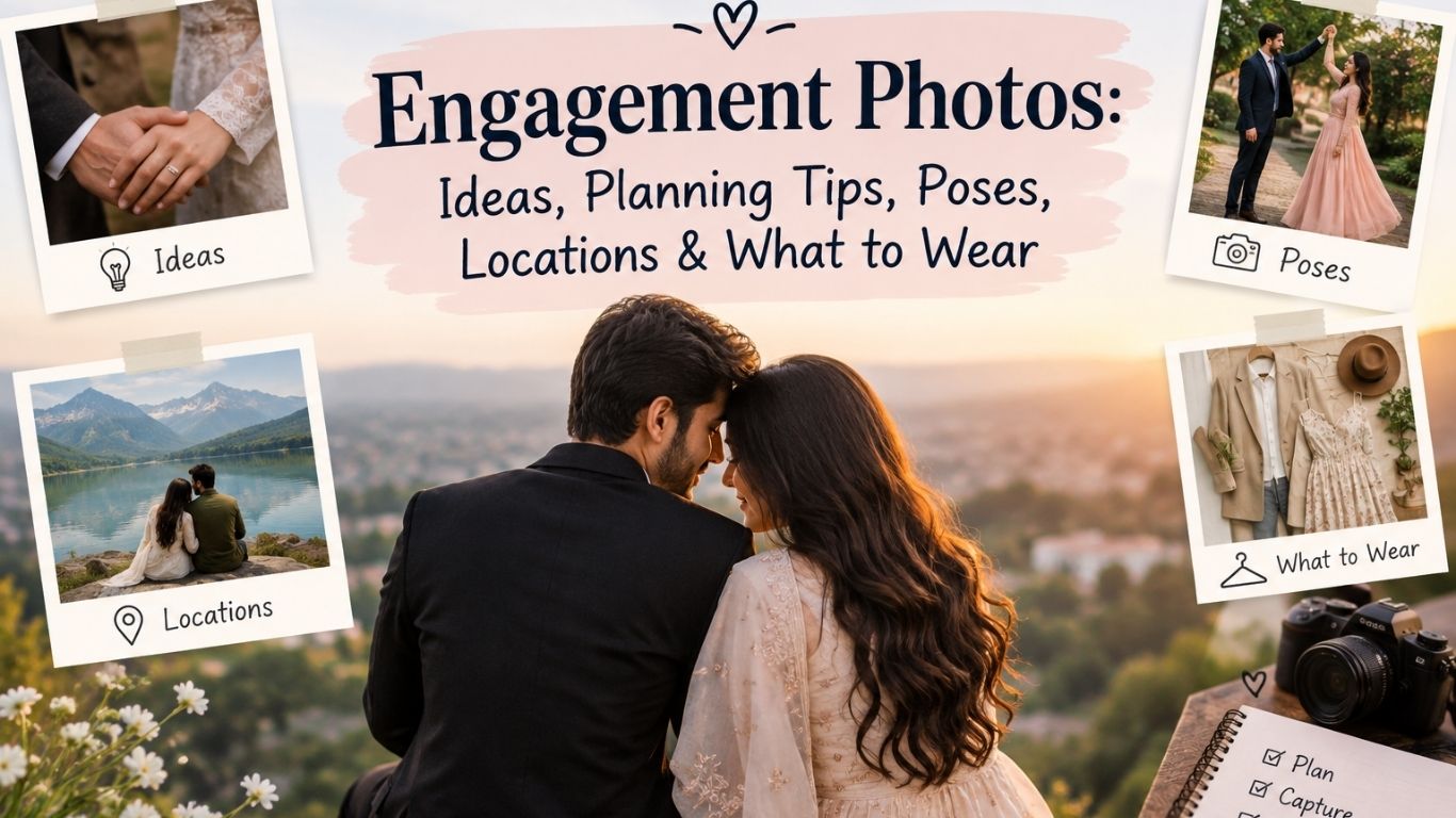 Engagement Photos: Ideas, Planning Tips, Poses, Locations & What to Wear