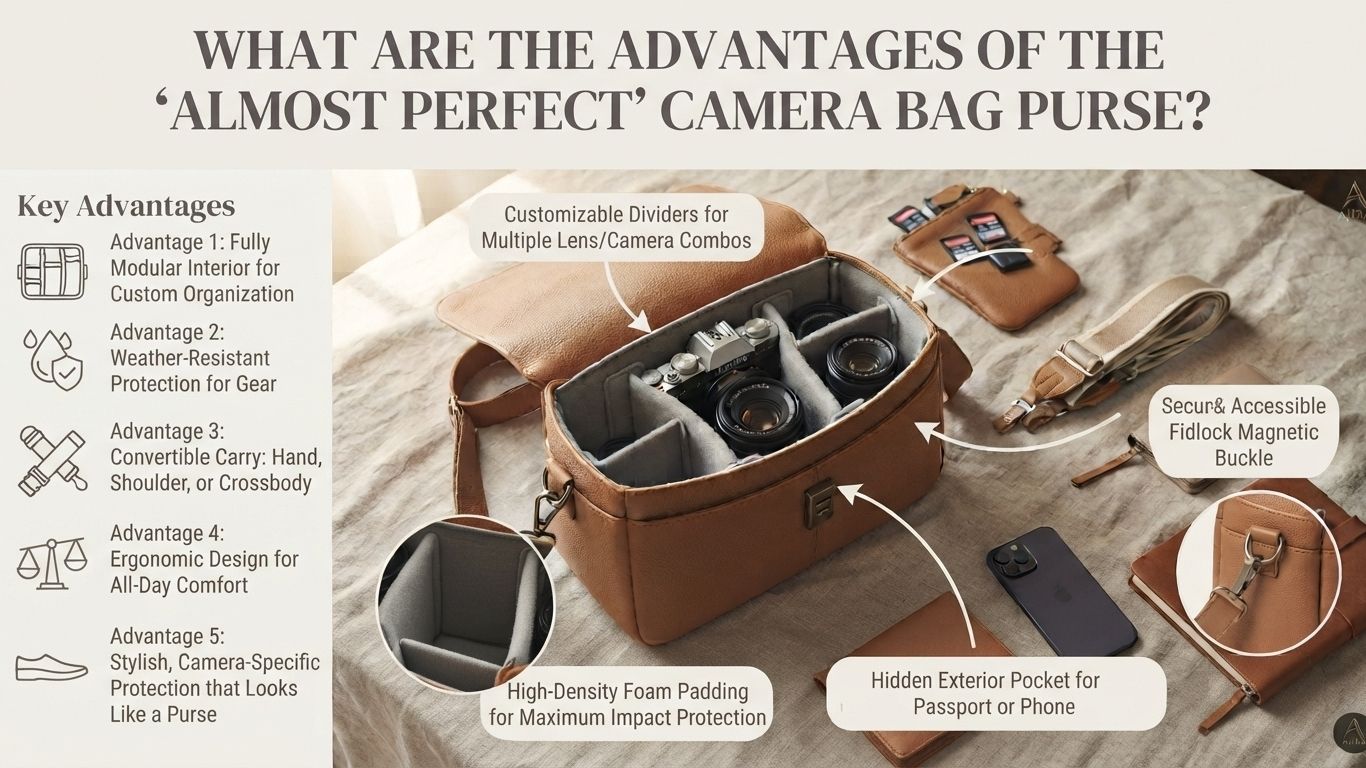 almost perfect' camera bag purse