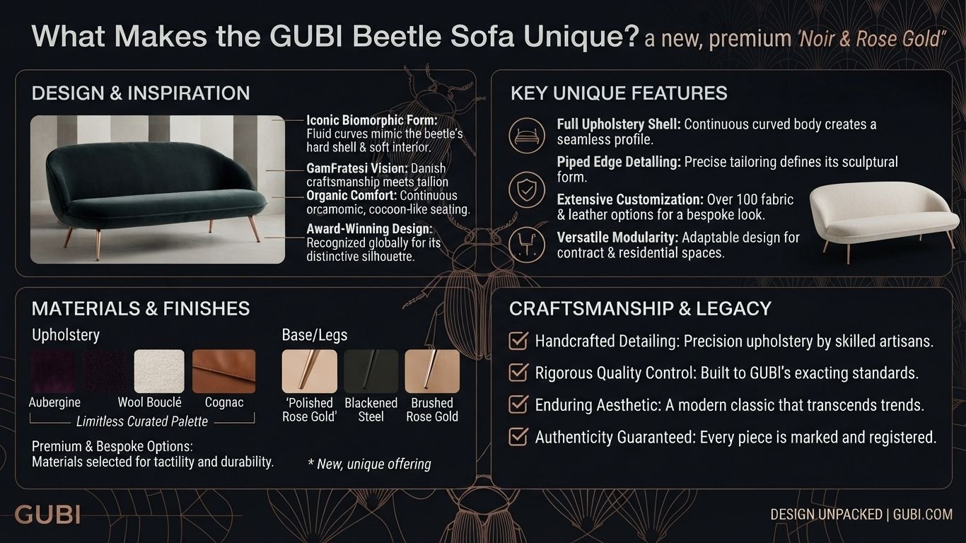 gubi - beetle sofa
