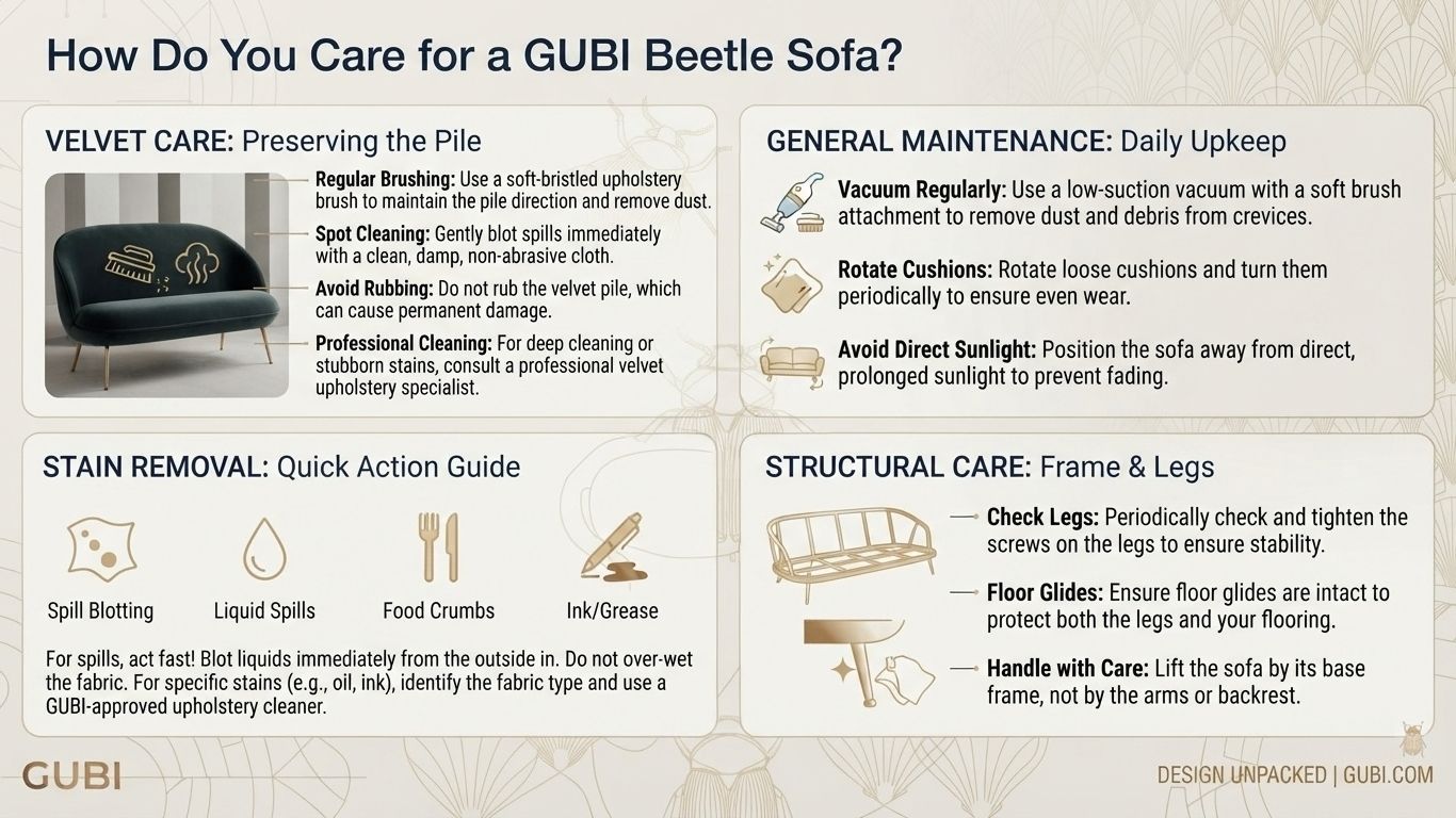 gubi - beetle sofa